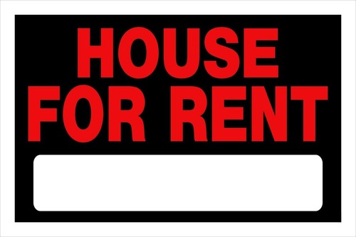 House for rent - for, red
