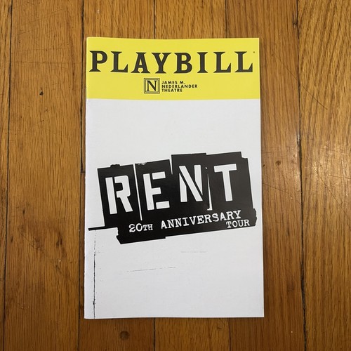 Playbill rent nederlander - ,